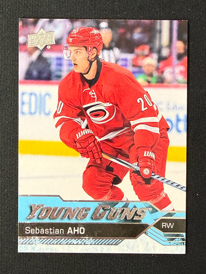 Sebastian Aho 2016-17 Series One Young Guns #210