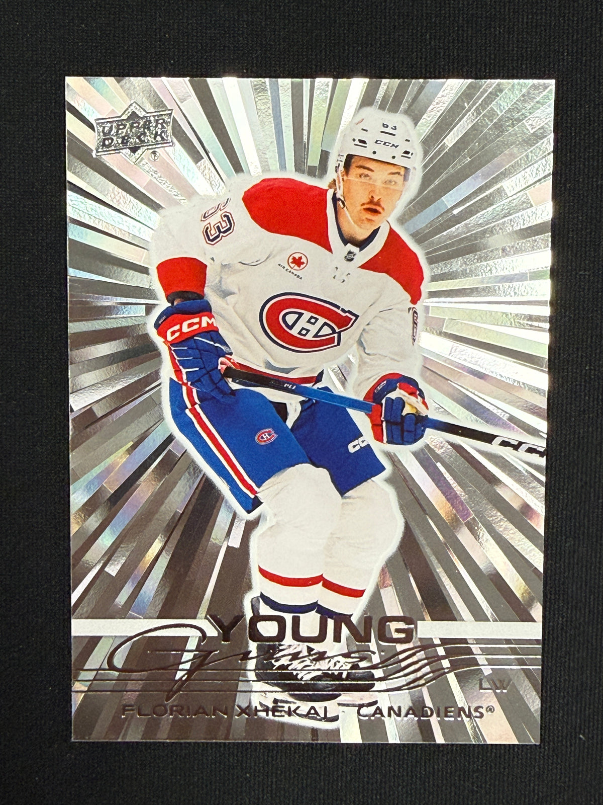 Florian Xhekaj #702 Young Guns [Silver Outburst]