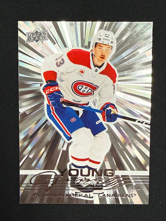 Florian Xhekaj #702 Young Guns [Silver Outburst]