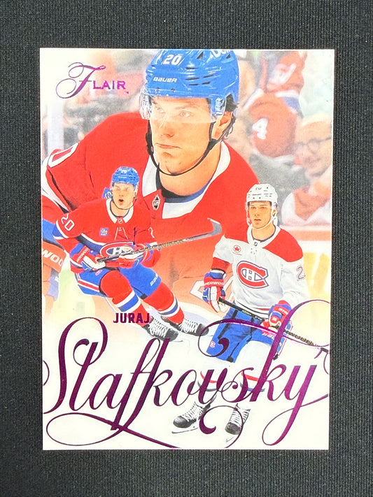 Juraj Slafkovsky #66 Flair [Image C Variation - Backcheck] /199