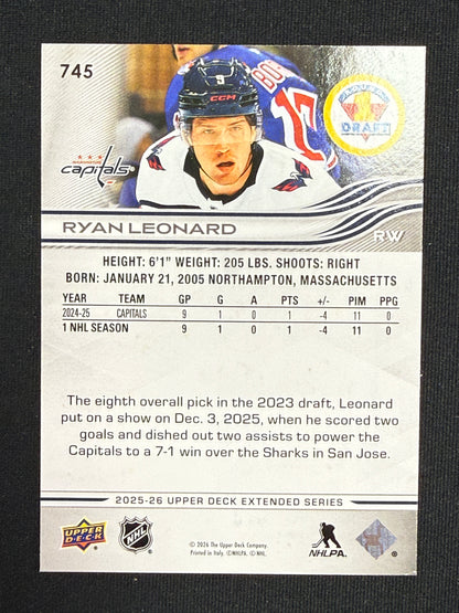 Ryan Leonard #745 Round 1 Draft