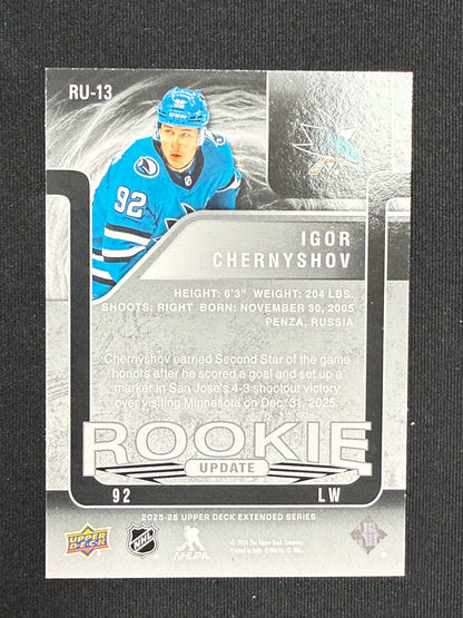 Igor Chernyshov #RU-13 Rookie Update /1999