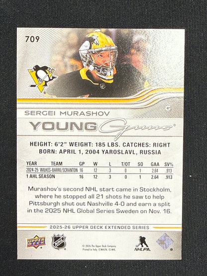 Sergei Murashov #709 Young Guns