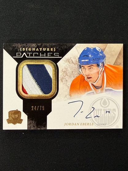Jordan Eberle #SP-JE Signature Patches /75