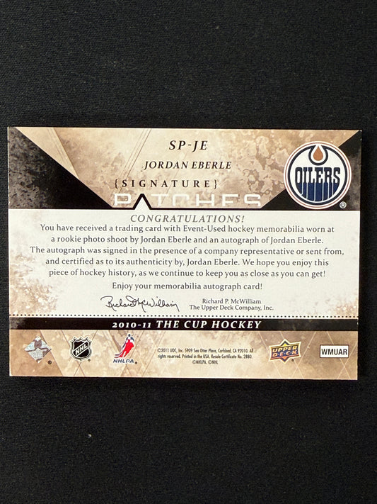 Jordan Eberle #SP-JE Signature Patches /75