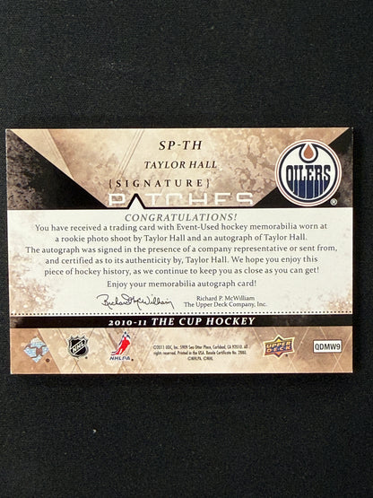 Taylor Hall 2010-11 The Cup Signature Patches