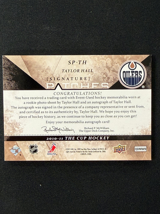 Taylor Hall 2010-11 The Cup Signature Patches