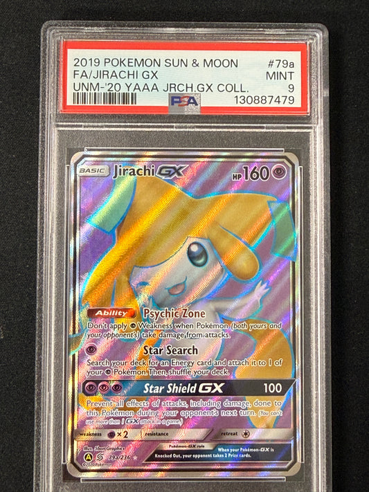 [PSA 9] Jirachi GX #79a Unified Minds