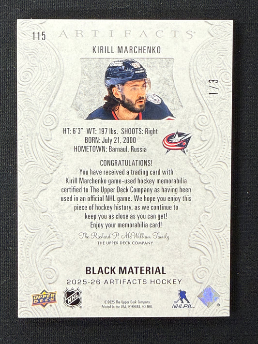Kirill Marchenko 25-26 Artifacts Black Material 1/3