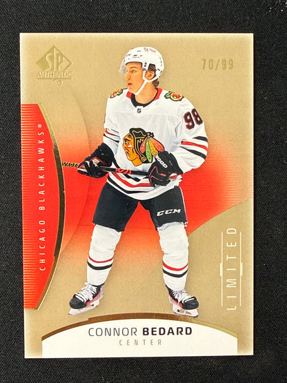 Connor Bedard 25-26 SP Authentic Limited Gold 70/99