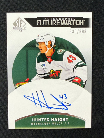 Hunter Haight 25-26 SP Authentic FWA 630/999