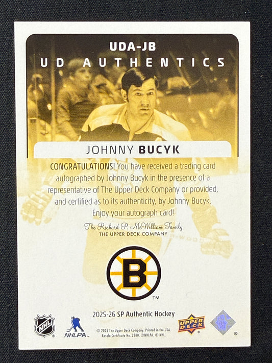 Johnny Buyck 25-26 SP Authentic UD Authentics