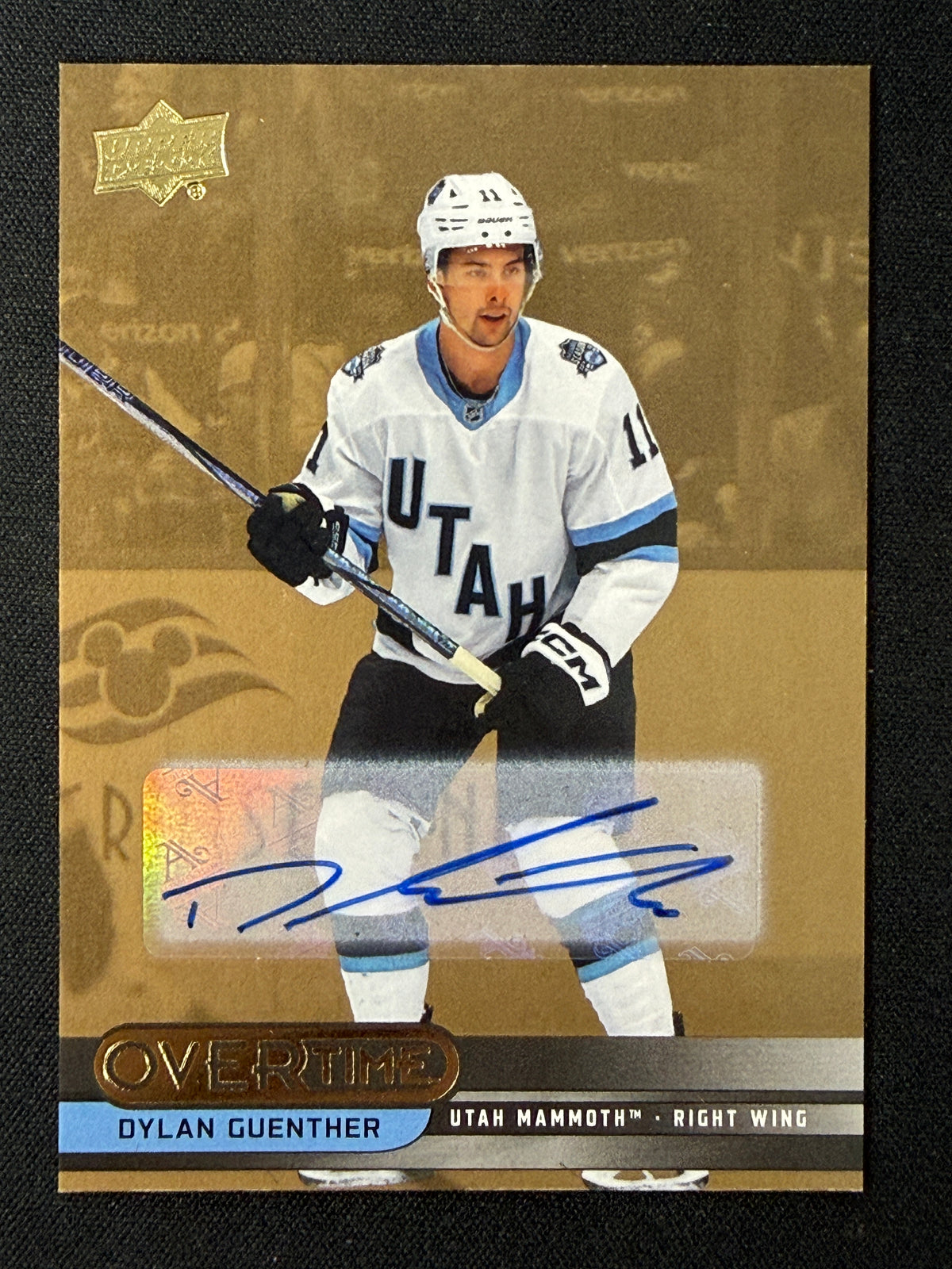 Dylan Guenther 25-26 Overtime Gold Foil Auto