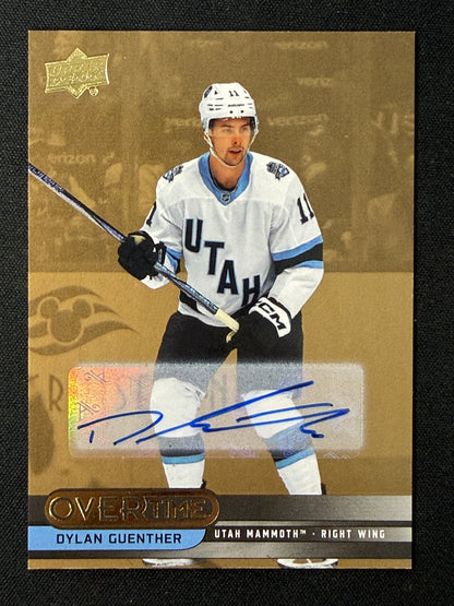 Dylan Guenther 25-26 Overtime Gold Foil Auto