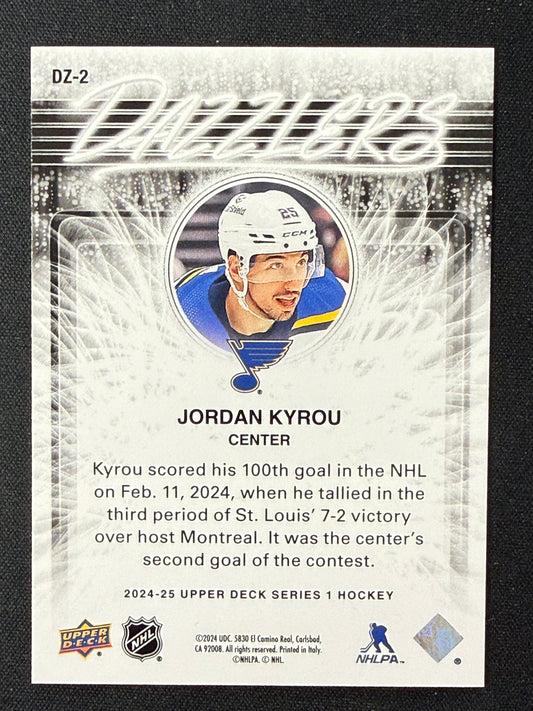 Jordan Kyrou 24-25 Series 1 Black Dazzlers