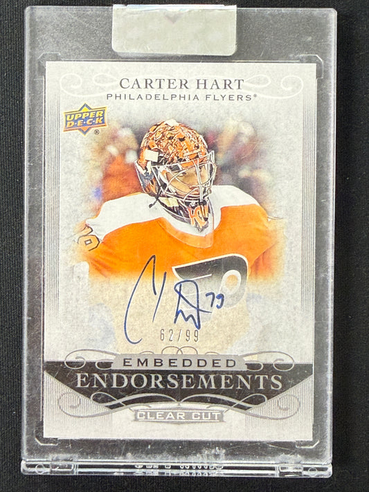 Carter Hart #EE-CH Embedded Endorsements | 62/99