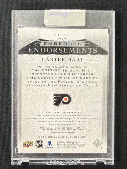 Carter Hart #EE-CH Embedded Endorsements | 62/99