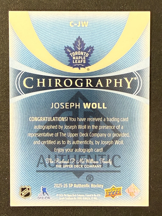 Joseph Woll #C-JW Chirography