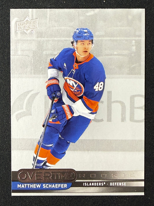 Matthew Schaefer [RC] #96 Overtime Hockey