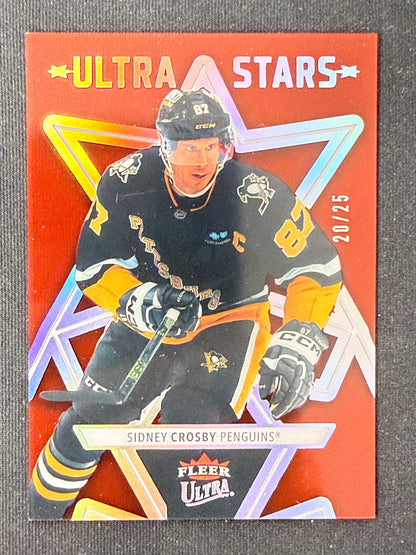 Sidney Crosby 2025-26 Fleer Ultra Stars 20/25