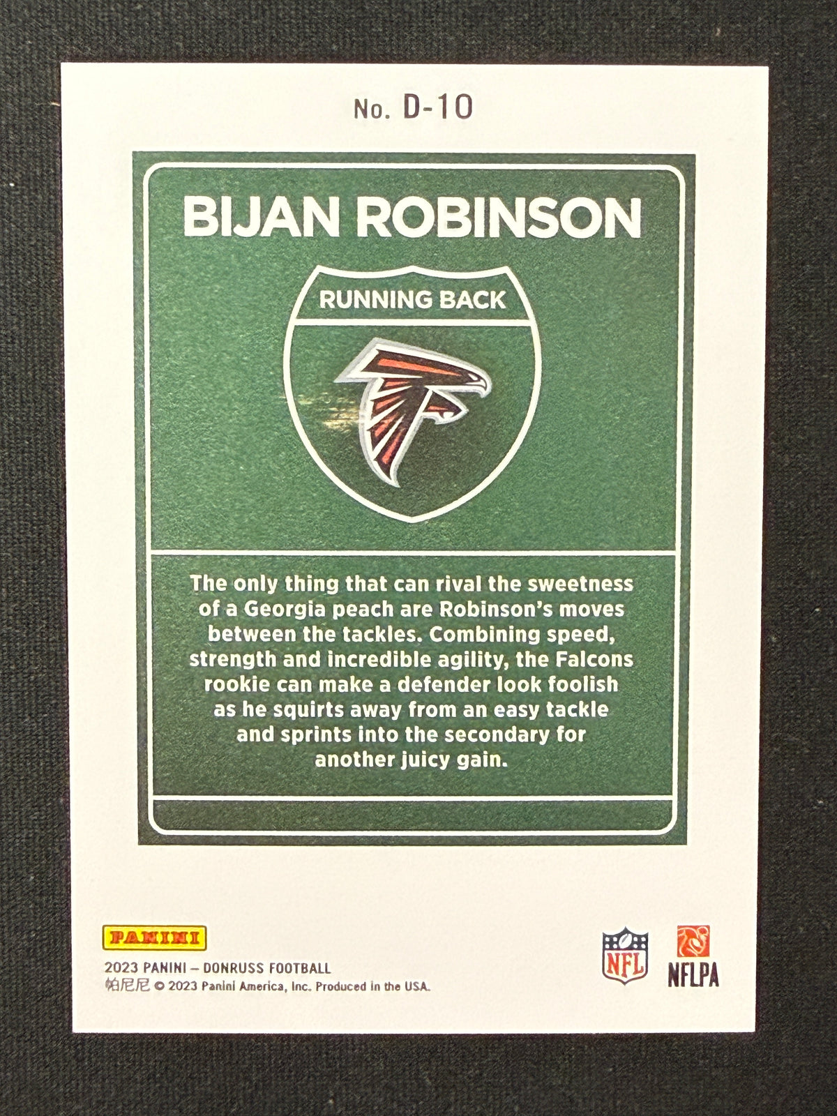 Bijan Robinson [RC] #D-10 Downtown