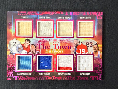 Cobb / Howe / Rodman / Gibson / Sanders / Thomas / Yzerman / Dumars #TT-4 The Town [Detroit] | 7/7