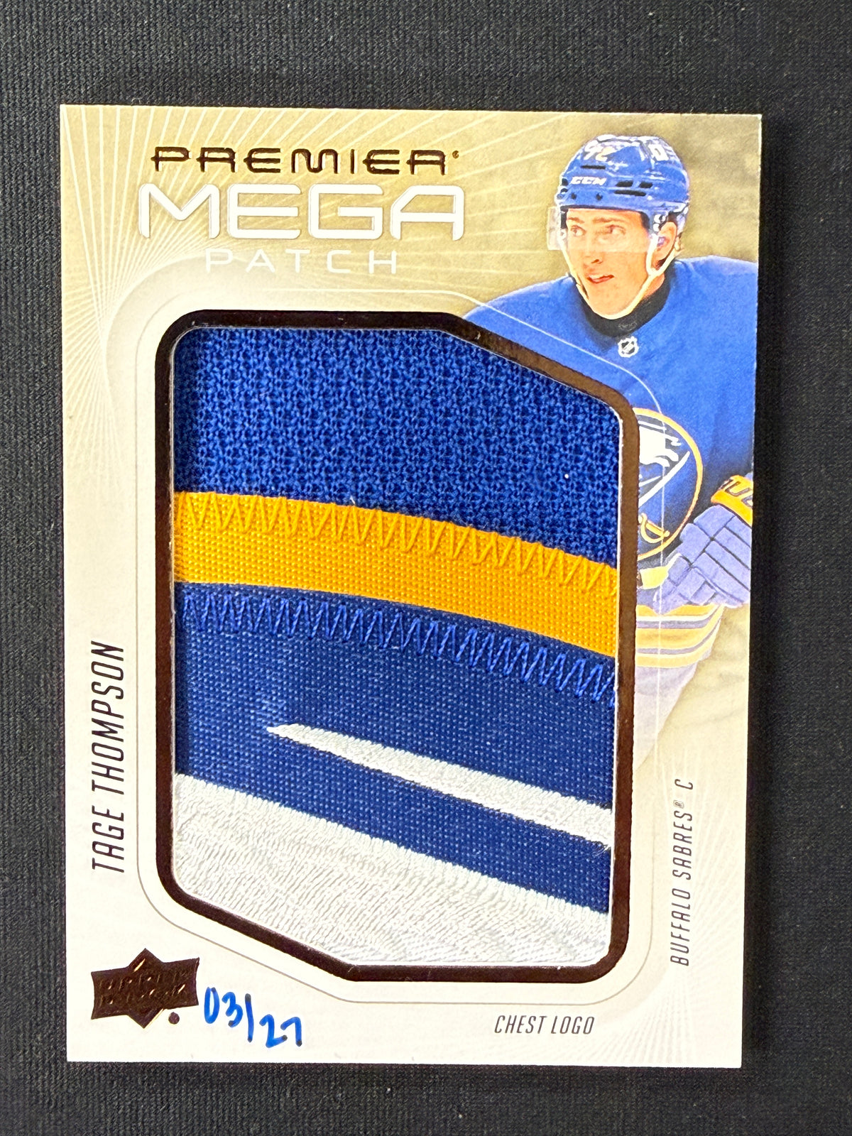 Tage Thompson #PMP-TT Premier Mega Patch | 03/27