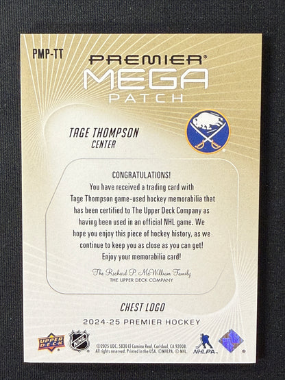 Tage Thompson #PMP-TT Premier Mega Patch | 03/27