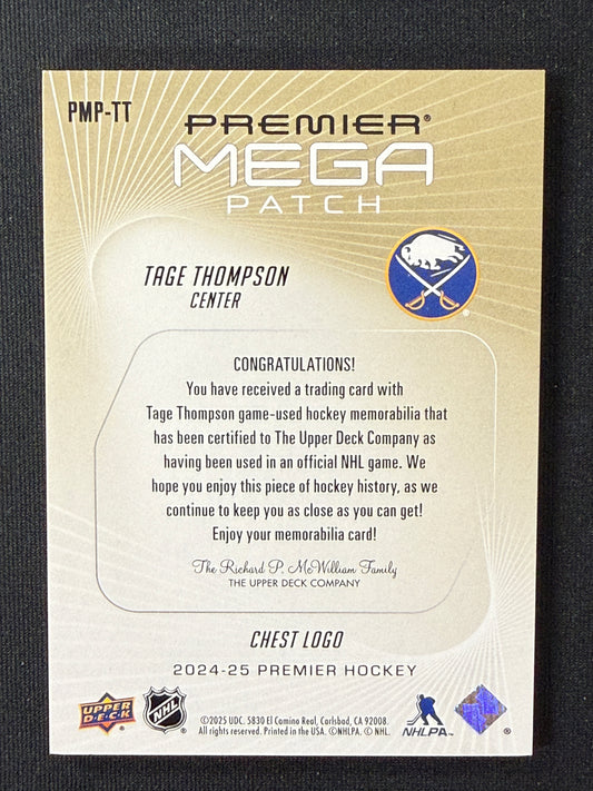 Tage Thompson #PMP-TT Premier Mega Patch | 03/27