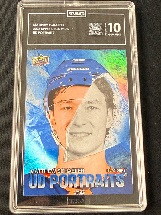 [TAG 10] Matthew Schaefer [RC] #P-32 UD Portraits