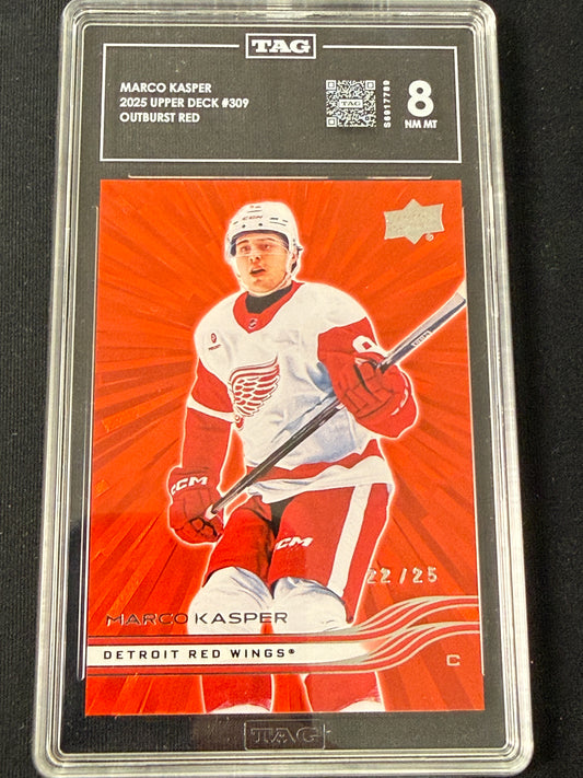 [TAG 8] Marco Kasper #309 2025-26 Series 2 [Red Outburst]