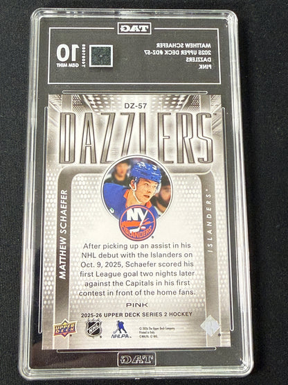 [TAG 10] Matthew Schaefer [RC] #DZ-57 Dazzlers [Pink]
