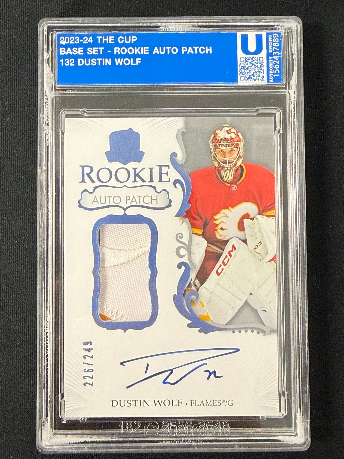 226/249 | Dustin Wolf #132 Rookie Auto Patch