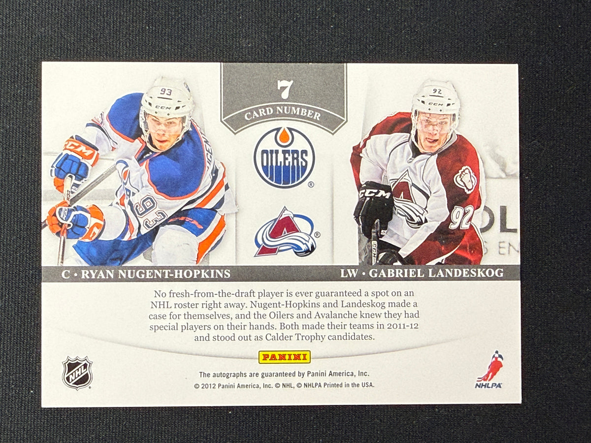 Ryan Nugent-Hopkins/Gabriel Landeskog 2012 Panini Contenders