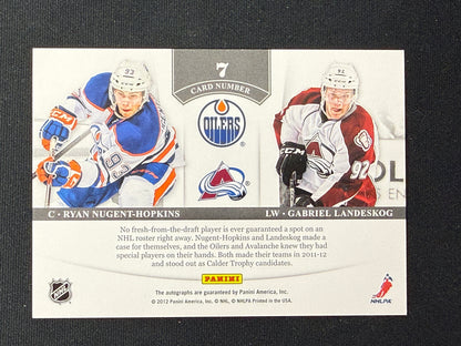 Ryan Nugent-Hopkins/Gabriel Landeskog 2012 Panini Contenders