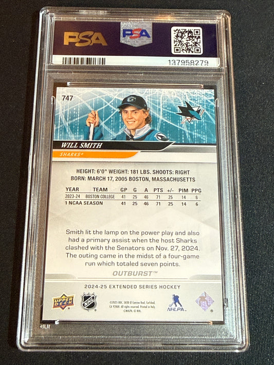 [PSA 9] Will Smith #747 Round 1 Draft [Red Outburst] 06/25