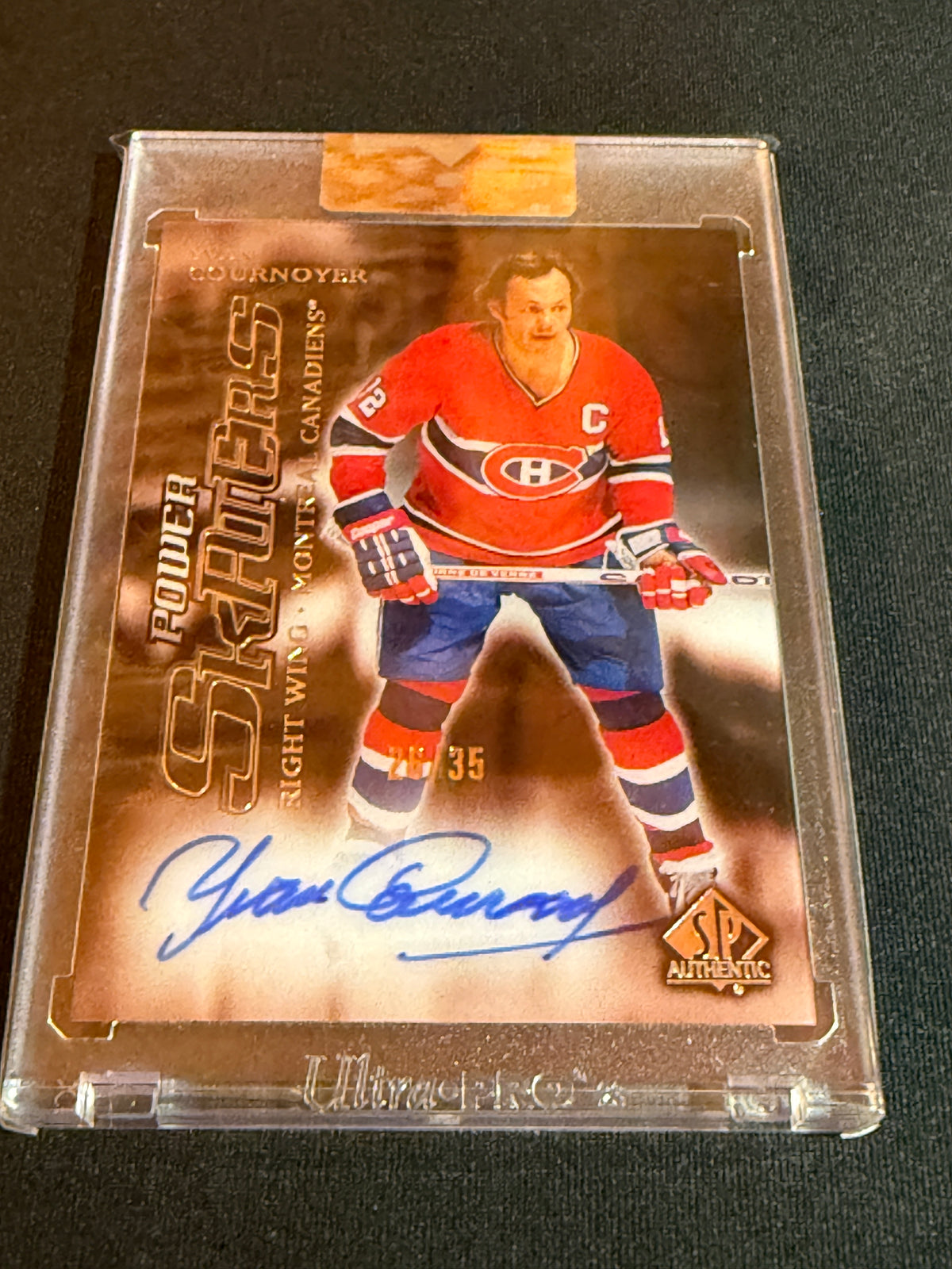 Yvan Cournoyer #PSA-YC Power Skaters Auto | 26/35