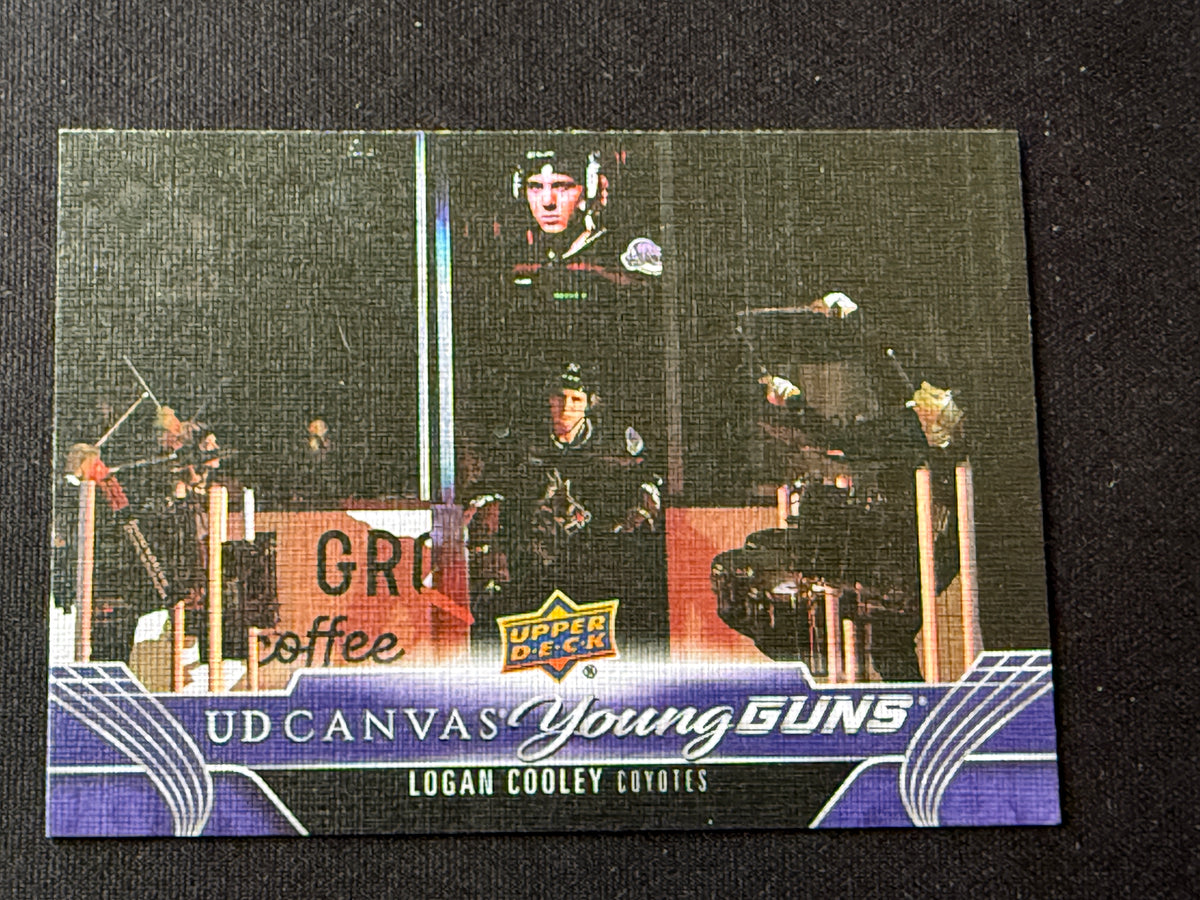 Logan Cooley #C237 Young Guns UD Canvas