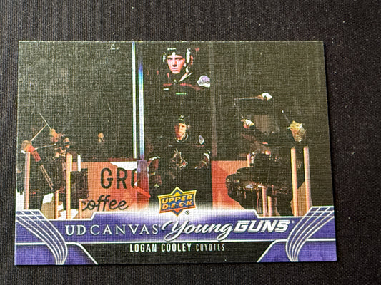 Logan Cooley #C237 Young Guns UD Canvas