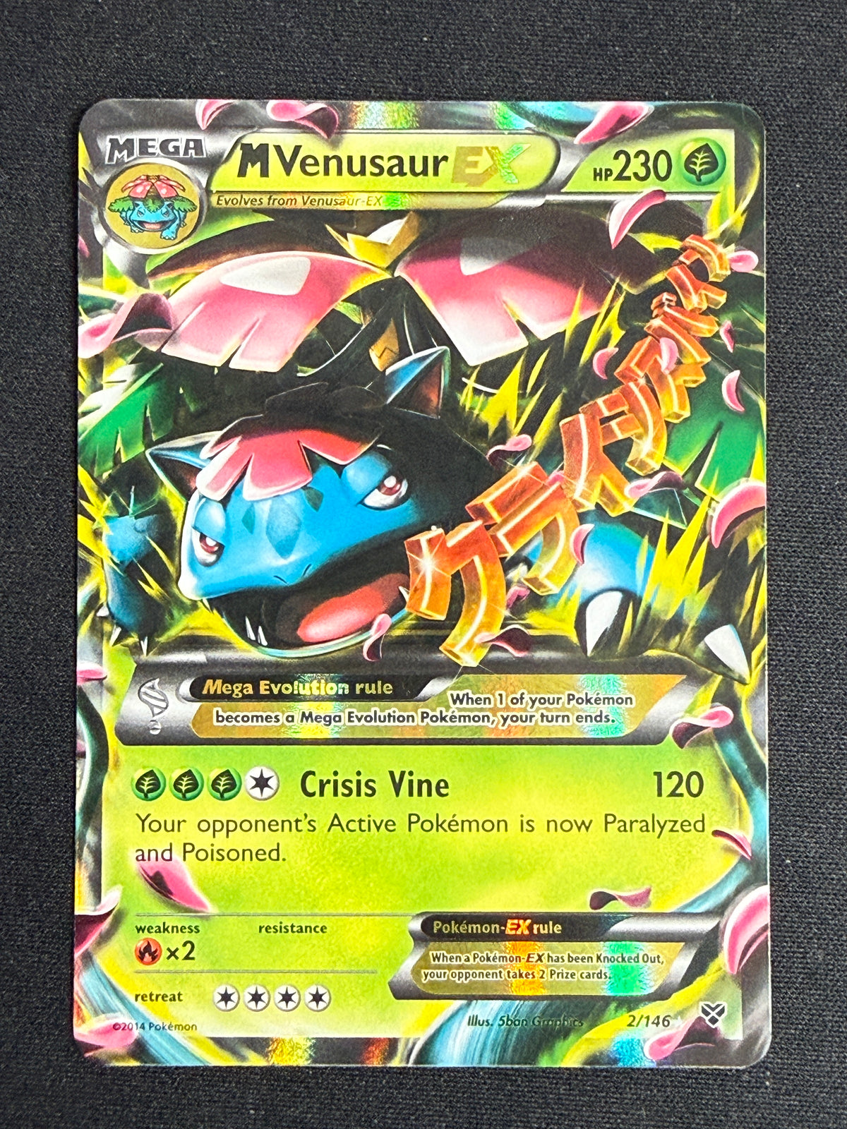 M Venusaur EX #2 Pokemon XY