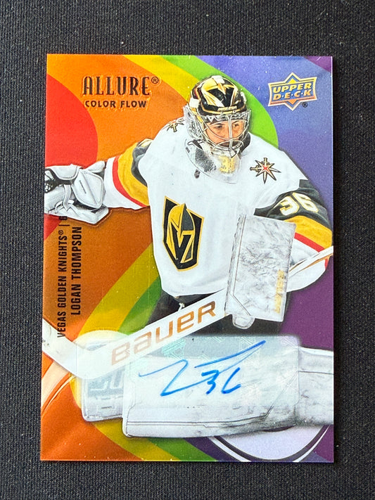 Logan Thompson #SF-94 Allure Color Flow [Full Rainbow Auto]