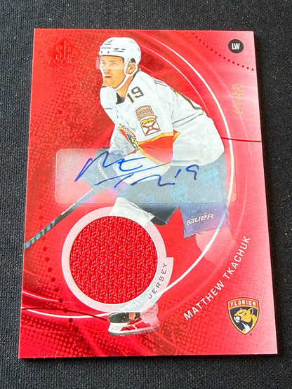 Matthew Tkachuk #158 SP Game Used [Red Autograph Jersey] /65