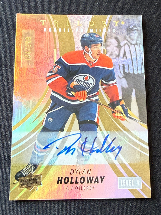 Dylan Holloway #143 Rookie Premieres [Level 1] Auto /299