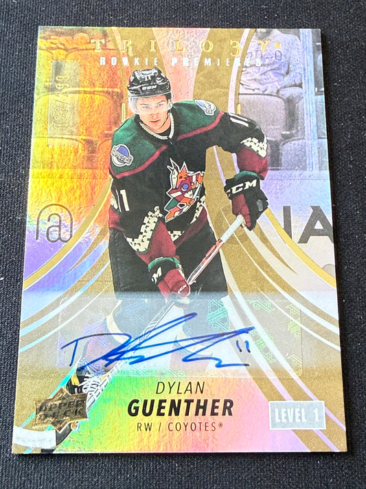 Dylan Guenter #139 Rookie Premieres [Level 1] Auto /299