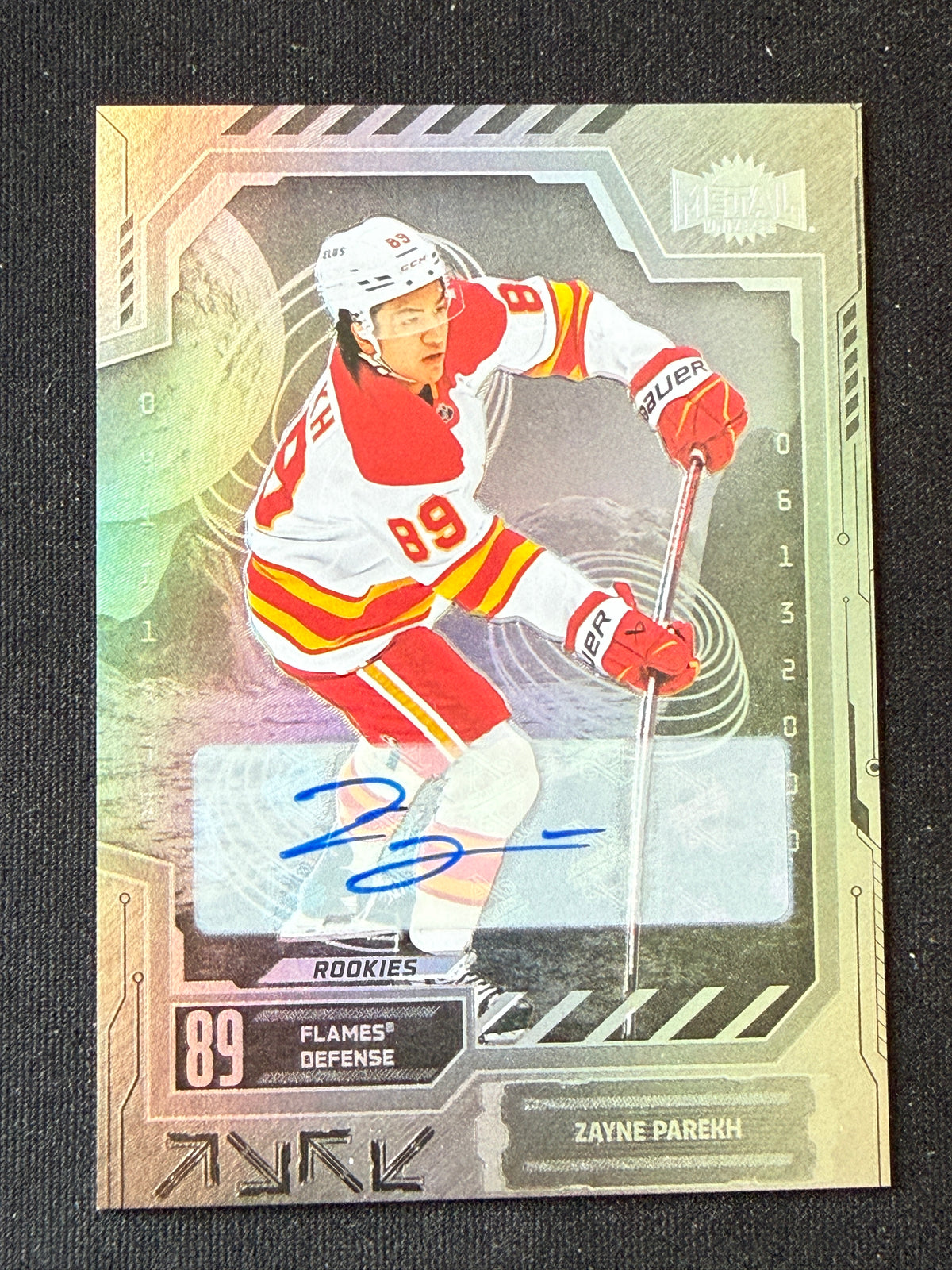 Zayne Parekh [RC] #142 Metal Universe [Auto]