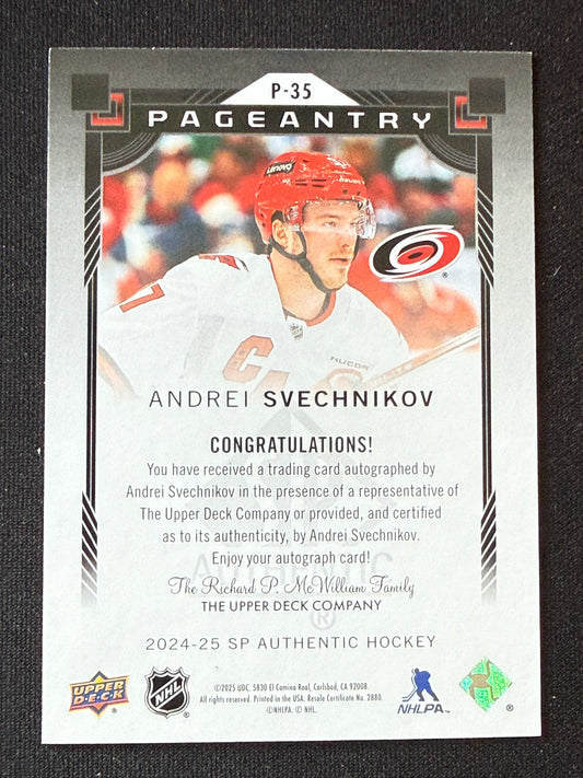 Andrei Svechnikov #P-35 Pageantry [Auto]