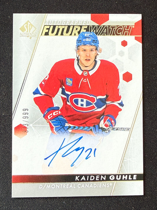 Kaiden Guhle #134 Future Watch Auto /999