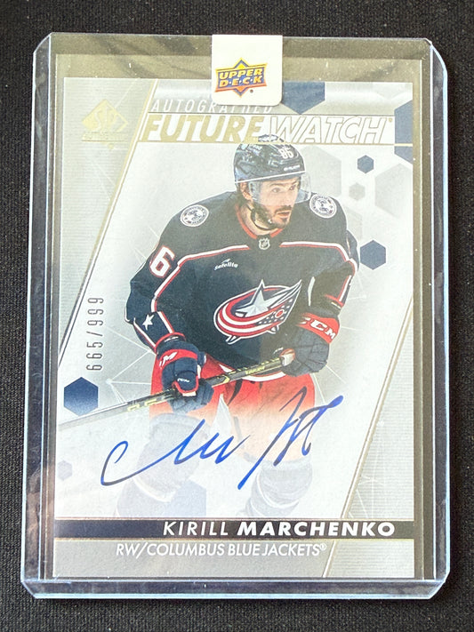 Kirill Marchenko #197 Future Watch Auto /999