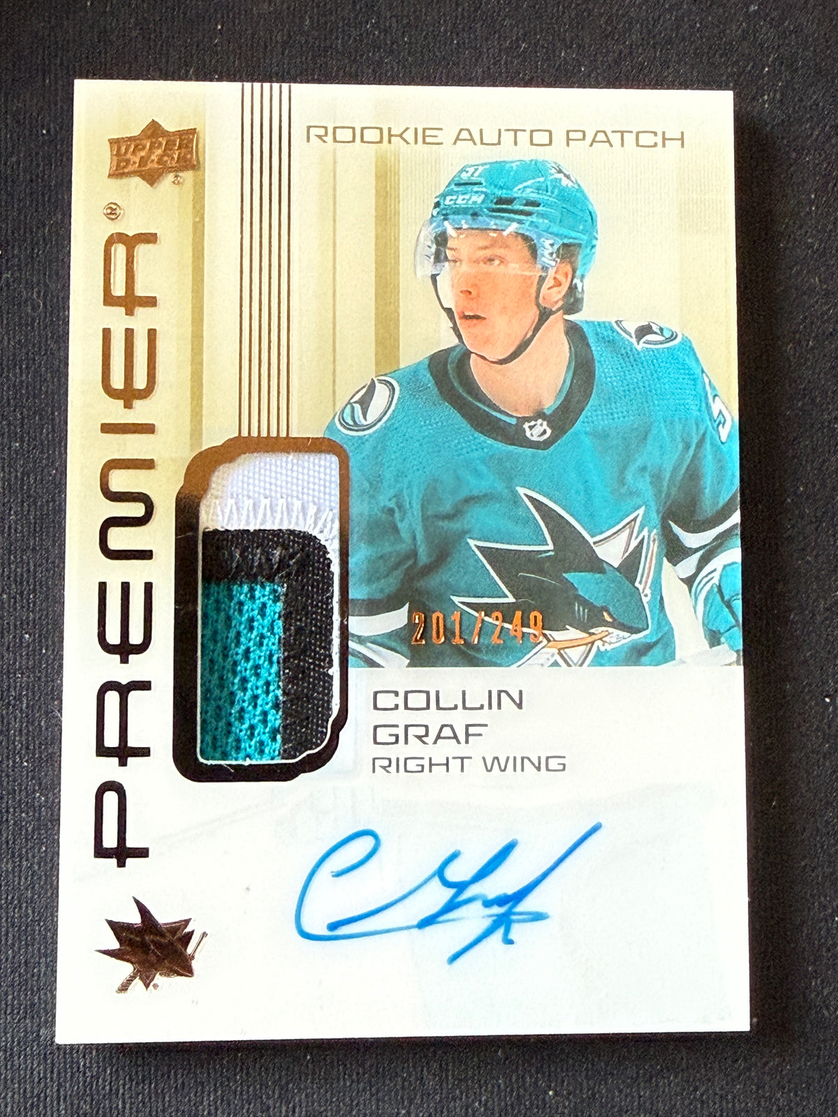 Colin Graf #AR-GR Rookie Auto Patch [Bronze Auto Patch] /249