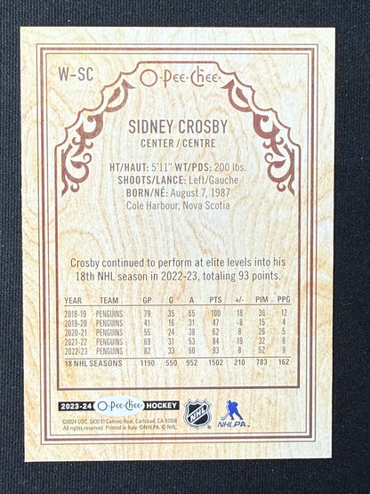 Sidney Crosby #W-SC O-Pee-Chee Woodies